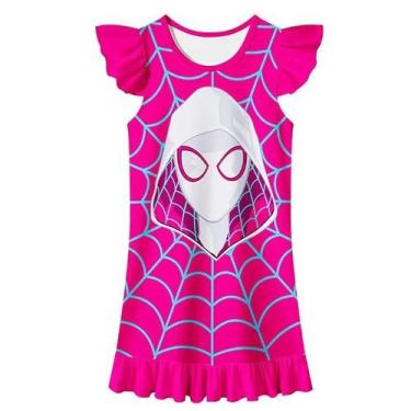 Imagem de Vestido De Festa Para Meninas Gwen Stacy Com Mangas Voadores Em Tule R