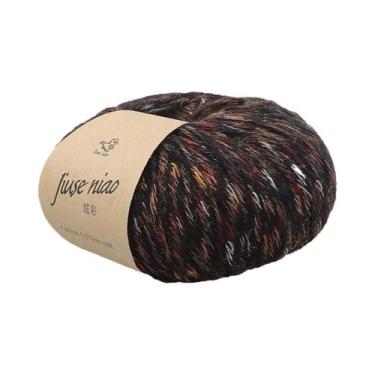 Imagem de Bolas De Lã Coloridas E Macias, Lã De Alpaca Em Nove Cores Para Tricô 