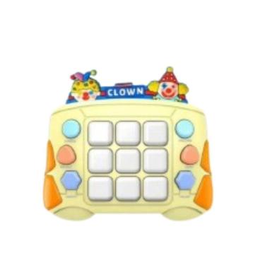 Imagem de Pop It Speed Push Eletrônico Game Console Crianças Brinquedos Adulto Fidget Alívio Do Estresse Interativos amarelo