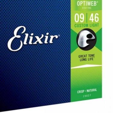 Imagem de Encordoamento P- Guitarra .009 Optiweb 19027 Elixir