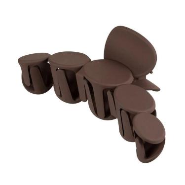 Imagem de Piranha Esfera Grande Proart Fixação Firme Para Cabelos Volumosos E Durabilidade Marrom