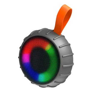 Imagem de Mini Caixa de Som Resistente à Água Portátil com Alça Cor:Cinza