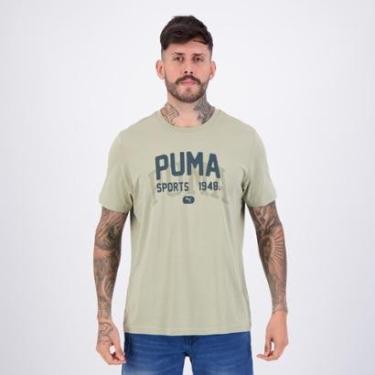 Imagem de Camiseta Puma Graphics Varsity Masculina-Masculino