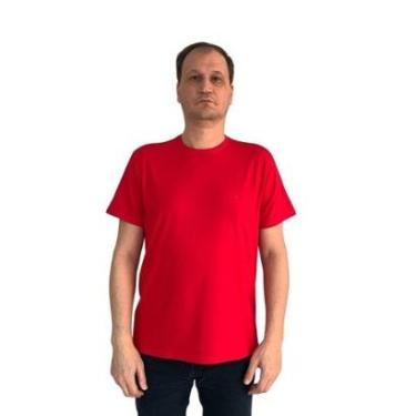 Imagem de Camiseta Sallo Slim Manga Curta Vermelha 1157 - Vermelho M-Masculino