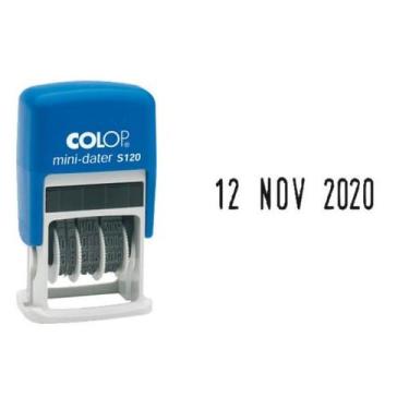 Imagem de Carimbo Datador Automático Colop S-120 - Ideal para Marcação de Datas 