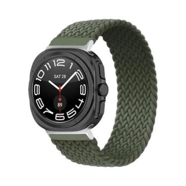 Imagem de Pulseira Solo Loop De Nylon Trançado Para Samsung Galaxy Watch 7 Ultra