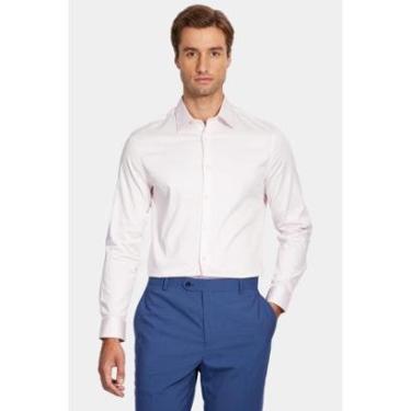 Imagem de Camisa Aramis Manga Longa Social Algodão Egípcio Fio 60 Rosa-Masculino