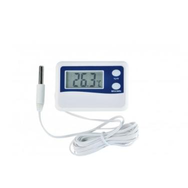 Imagem de Termômetro digital com máxima e mínima com cabo de 2 mt - INCOTERM