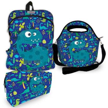 Imagem de Kit Escolar Plus com Mochila Plus + Lancheira + Necessaire Plus - ISOP