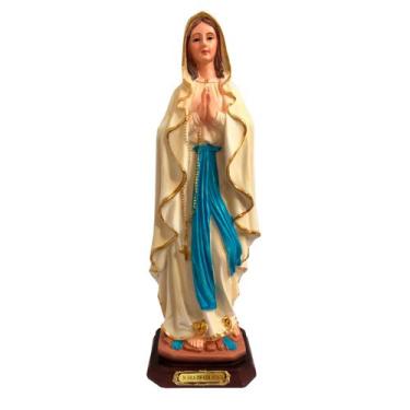 Imagem de Imagem Sacra Em Resina De Nossa Senhora De Lourdes - Imporiente, 31cm