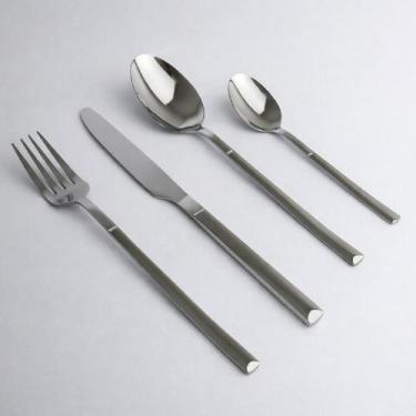 Imagem de Conjunto de Talheres 4 Peças Essencial em Aço Inox Polido - Portina Ca