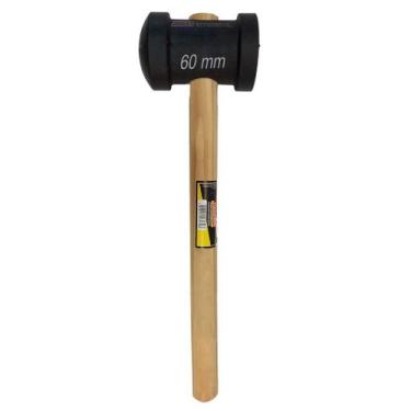 Imagem de Martelo De Borracha 60mm Preto * 2824 - DIV.