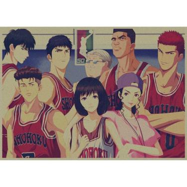 Imagem de Pôster Slam Dunk Anime Retro Kraft Paper 30x42cm