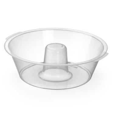 Imagem de Forma de Pudim Gelatina Manjar Plastico Resistente Microondas Premium 