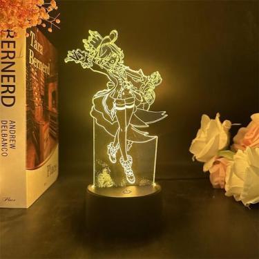 Imagem de Luz noturna LED 3D Plants vs Zombies Furinas que mudam de cor - Yiweis