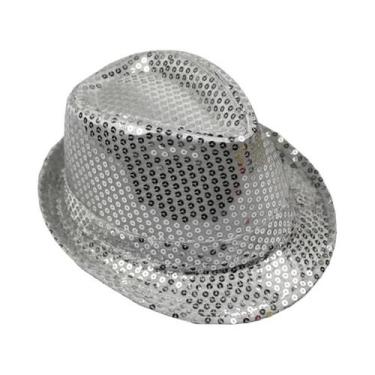 Imagem de Chapéu Bucket Unissex Com Lantejoulas Brilhantes Para Performance De P