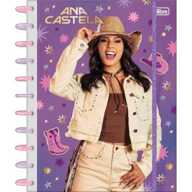 Imagem de Tilibra - Caderno Universitário Tilidisco 10 Matérias Ana Castela 160 Folhas
