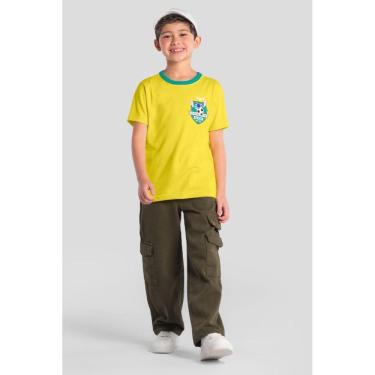 Imagem de Camiseta unissex infantil copa do mundo com Stitch Brandili