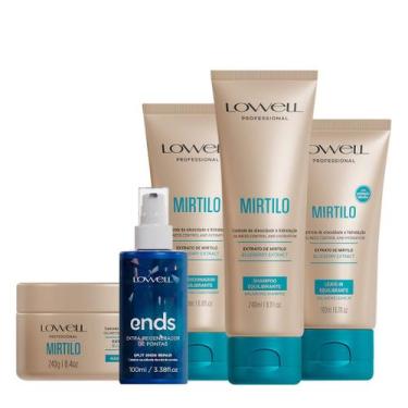 Imagem de Kit Lowell Extrato de Mirtilo Home Care Regenerador Completo (5 produt