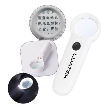 Imagem de Lupa de Mão com Led 8x  Ideal para Eletrônica e Leitura - Nilo-imports
