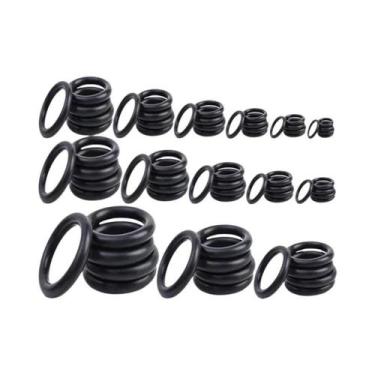 Imagem de Kit De Anéis De Vedação (O-Rings) De Borracha Pretos E Verdes, Sortime