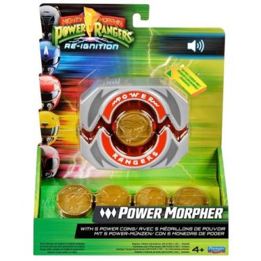 Imagem de Morfador Power Rangers com Luz Som e Moedas do Poder Brinquedo Infanti