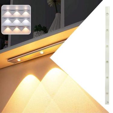 Imagem de Luminária Led Sensor Presença Recarregável Spot Armário 80cm - Kadê