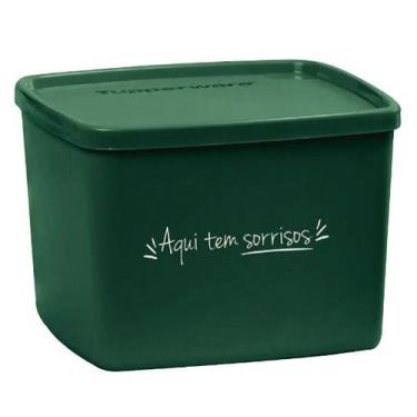 Imagem de Jeitoso 800ml Verde "Aqui tem sorrisos" Tupperware