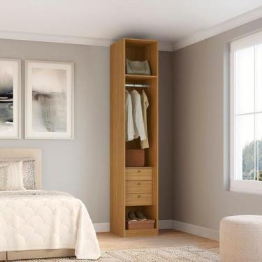 Imagem de Closet Modulado sem Portas com Gavetas 45cm 100% MDF Altezza - Belmax