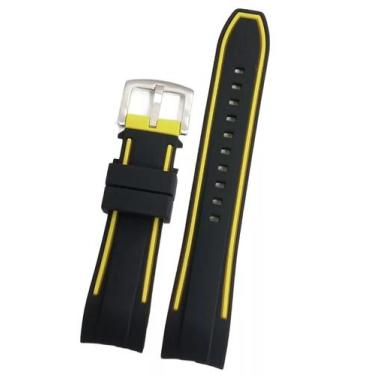 Imagem de Pulseira Para Relógios Terminal Curvo Silicone.LC114-H6 - Marcofox, Pr