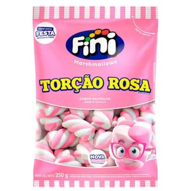 Imagem de Marshmallow Fini Torção Rosa 250g