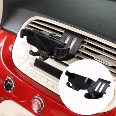 Imagem de Suporte para telefone de carro HAPPYHORSE compatível com Fiat 500