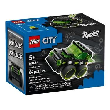 Imagem de Lego City - Carro De Corrida De Videogames - 64 Peças - 60484