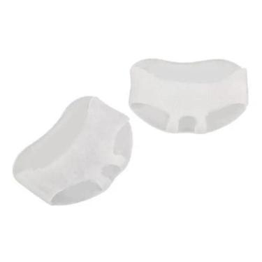 Imagem de Meia Capa Silicone Protetor Antepe Dedos Do Pe Almofada Gel - OUTRAS M