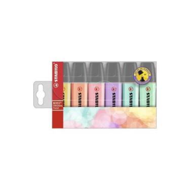 Imagem de Marca Texto Stabilo Boss Original Pastel 6 cores, Stabilo-706-2