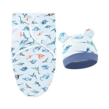 Imagem de Conjunto De Saco De Dormir Ajustável Em Algodão Muslin Para Bebês, Rou