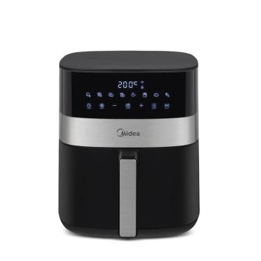 Imagem de Fritadeira Air Fryer Midea Smart Chef Plus 6L 1700W com Painel Digital Touch Preto e In...
