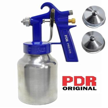 Imagem de Pistola de Pintura Pneumática Bico 1.2mm Reto Leque PRO-516 Pdr
