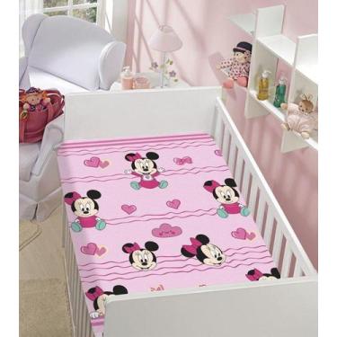 Imagem de Manta Berço Bebê Soft Disney Minnie Licenciado jolitex