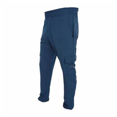 Imagem de Calça Esportiva Fishing Co. Fator Proteção Solar UV50+ Azul Marinho, X