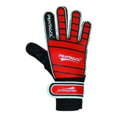 Imagem de Luva Goleiro Infantil Campo Bones - PENTAGOL, Vermelho, G