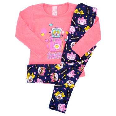 Imagem de Conjuntos Meia Estação Menina Infantil Roupa Frio - Analê, Rose, 3
