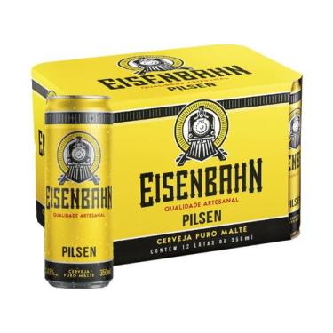 Imagem de Cerveja Eisenbahn Puro Malte Pilsen 12 Unidades - Lata 350ml
