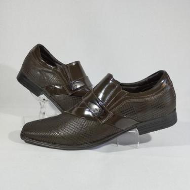 Imagem de Sapato social masculino calvest 349001, Café, 40