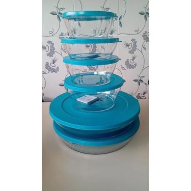 Imagem de Kit Clear Polibicabornato 6 peças - TUPPERWARE