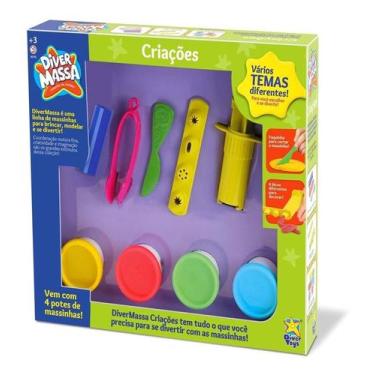 Imagem de Massa Massinha De Modelar Diver Massa Criações 8075 - Divertoys