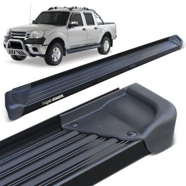 Imagem de Estribo Lateral Ranger CD 1998 a 2012 Aluminio Preto A3 - Gtnox