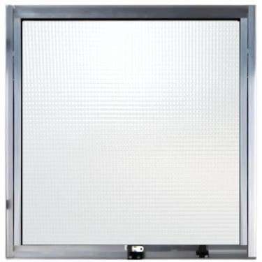 Imagem de Janela Vitro Max Ar Sem Grade De Aluminio Brilhante 60x60 Com Vidro Mi