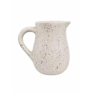 Imagem de Leiteira Jarra Cerâmica Chapiscada 400ml - Sem marca