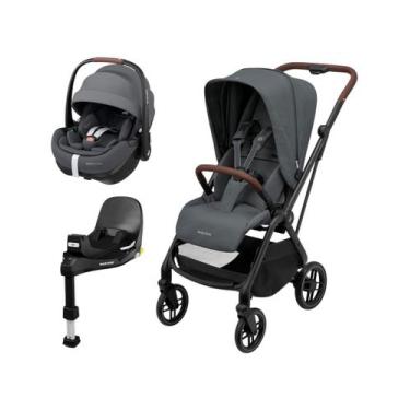 Imagem de Carrinho Travel System Leona² Pebble Pro 360 - Maxi-Cosi Twillic Graph